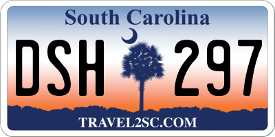 SC license plate DSH297