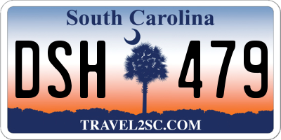 SC license plate DSH479