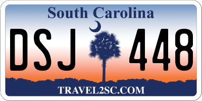 SC license plate DSJ448