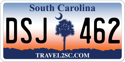 SC license plate DSJ462