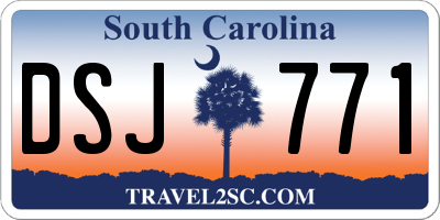 SC license plate DSJ771