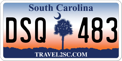 SC license plate DSQ483