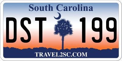 SC license plate DST199