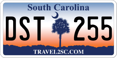 SC license plate DST255