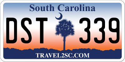 SC license plate DST339