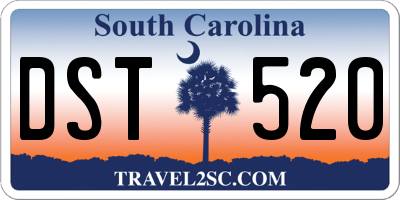 SC license plate DST520