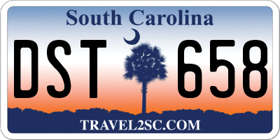 SC license plate DST658