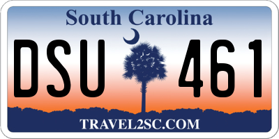 SC license plate DSU461