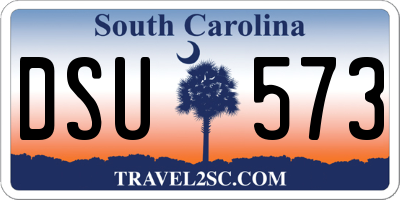 SC license plate DSU573