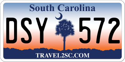 SC license plate DSY572