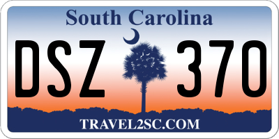 SC license plate DSZ370
