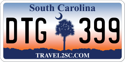 SC license plate DTG399