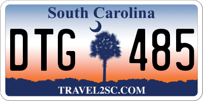 SC license plate DTG485