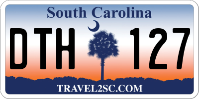 SC license plate DTH127