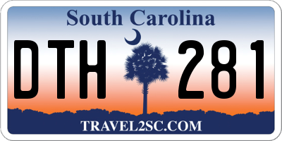 SC license plate DTH281