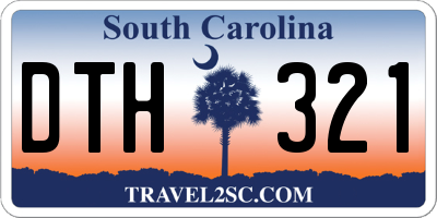 SC license plate DTH321