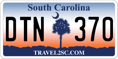 SC license plate DTN370
