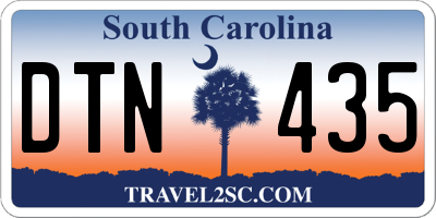 SC license plate DTN435