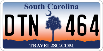 SC license plate DTN464