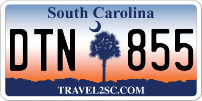 SC license plate DTN855