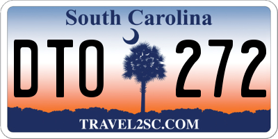SC license plate DTO272