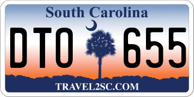 SC license plate DTO655