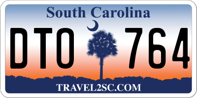 SC license plate DTO764