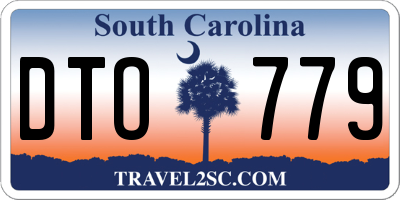 SC license plate DTO779