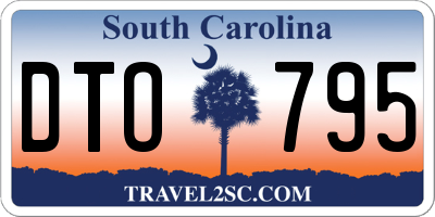 SC license plate DTO795
