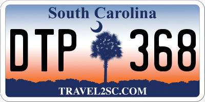 SC license plate DTP368