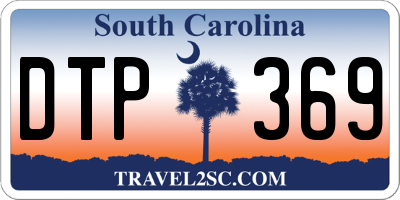 SC license plate DTP369