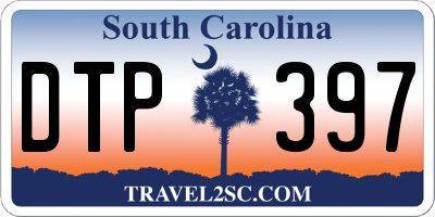 SC license plate DTP397
