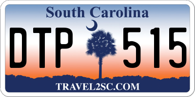 SC license plate DTP515