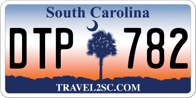 SC license plate DTP782