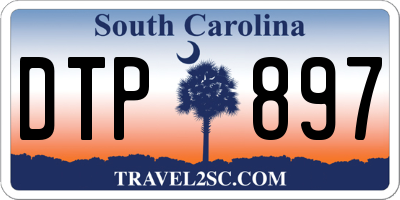 SC license plate DTP897