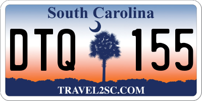 SC license plate DTQ155