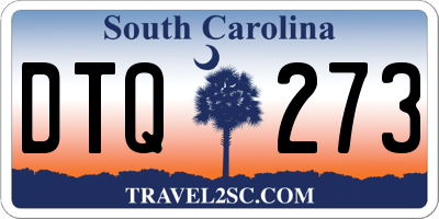 SC license plate DTQ273