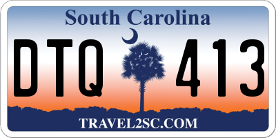 SC license plate DTQ413