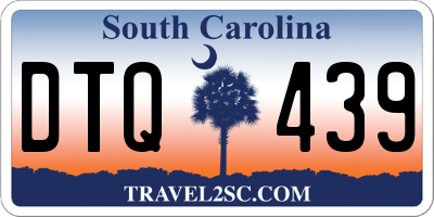 SC license plate DTQ439