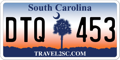 SC license plate DTQ453
