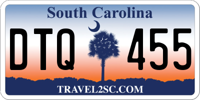 SC license plate DTQ455