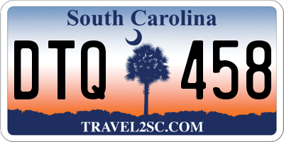 SC license plate DTQ458