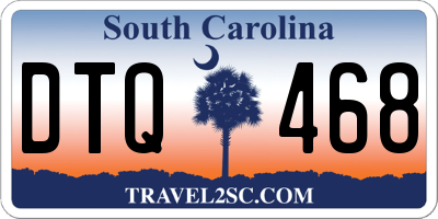 SC license plate DTQ468