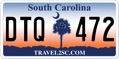 SC license plate DTQ472