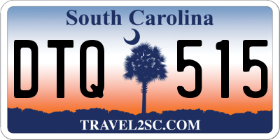 SC license plate DTQ515