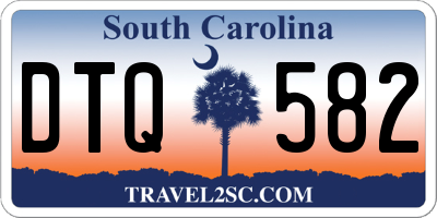 SC license plate DTQ582