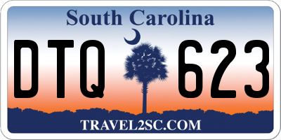 SC license plate DTQ623