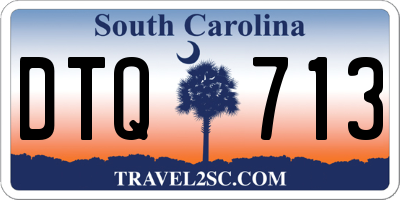 SC license plate DTQ713