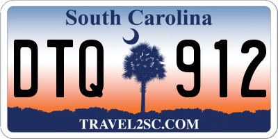 SC license plate DTQ912