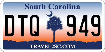 SC license plate DTQ949